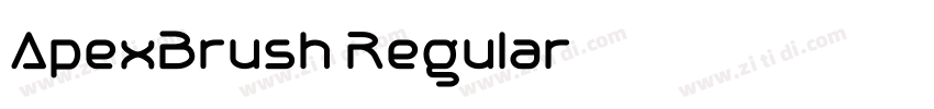 ApexBrush Regular字体转换